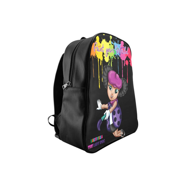 Lalibella "Paint Your World" Backpack School Backpack (Model 1601)(Small)