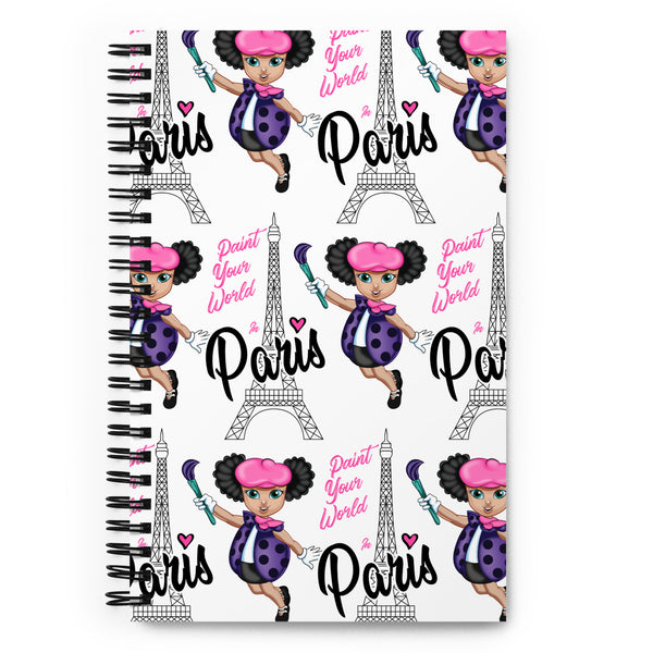 " Lalibella in Paris "Spiral notebook
