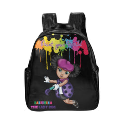 Lalibella "Paint Your World" Backpack Multi-Pockets Backpack (Model 1636)