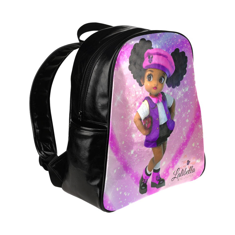 Lalibella "Full of Love"  Backpack Multi-Pockets Backpack (Model 1636)