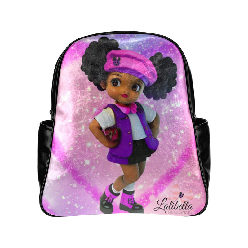 Lalibella "Full of Love"  Backpack Multi-Pockets Backpack (Model 1636)