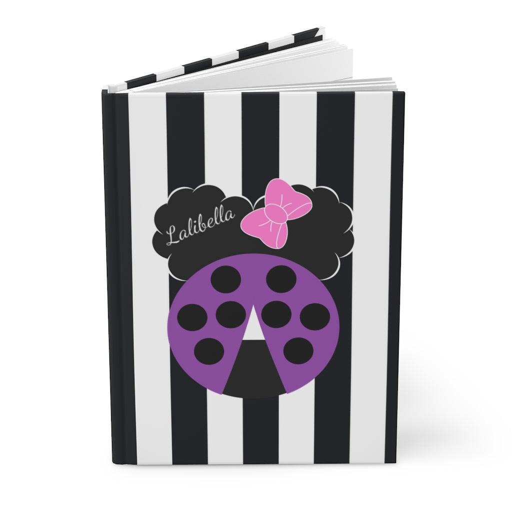 Lalibella "Purple Ladybug" Hardcover Journal Matte